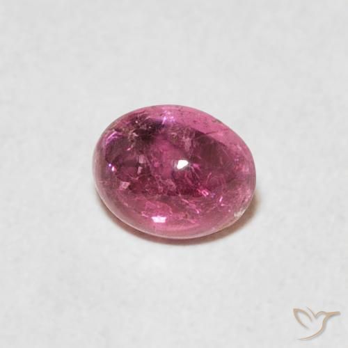 Turmalina Laranja Rosa Natural 0.78ct, oval, Transparente