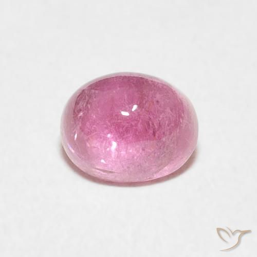 0.84ct Natural Rosa quente Turmalina, oval, Transparente