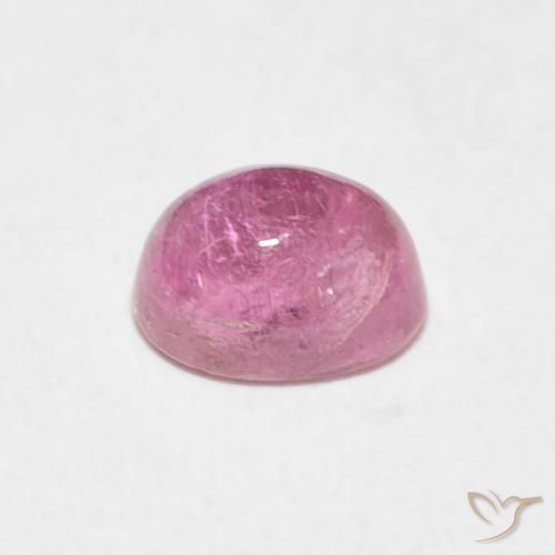 Turmalina Rosa quente Natural 0.84ct, oval, Transparente