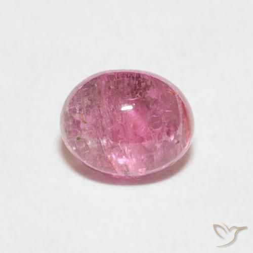 0.83ct Natural Rosa chiclete Turmalina, oval, Transparente