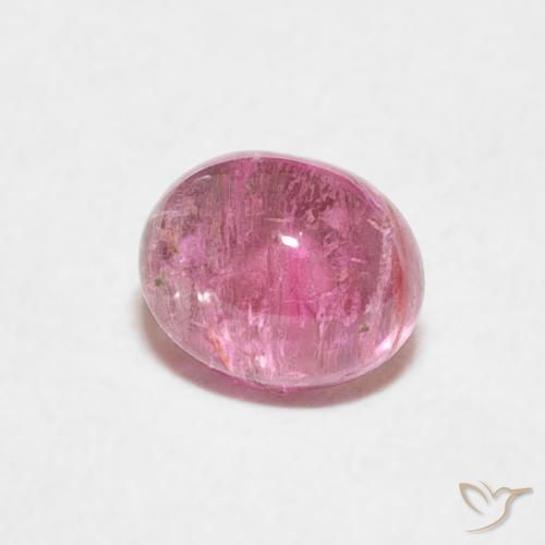 Turmalina Rosa chiclete Natural 0.83ct, oval, Transparente