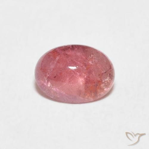 0.73ct Natural Rosa quente Turmalina, oval, Transparente