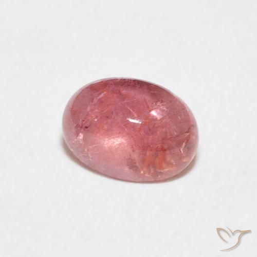 Turmalina Rosa quente Natural 0.73ct, oval, Transparente