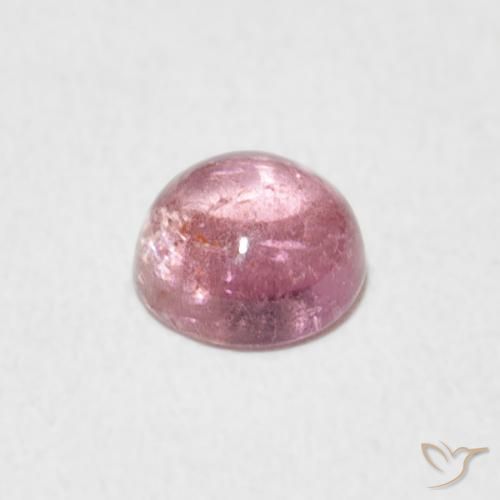 Turmalina Luz rosa Natural 0.56ct, Redondo, Transparente