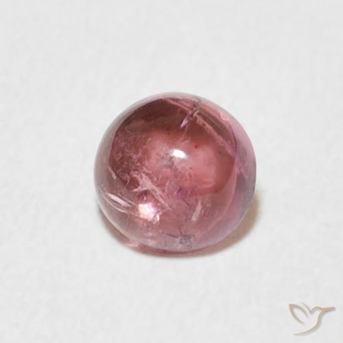Turmalina Rosa Intenso Natural 0.55ct, Redondo, Transparente