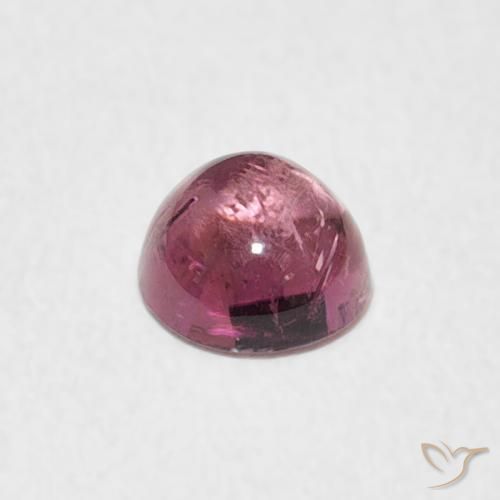 Turmalina Rosa Intenso Natural 0.55ct, Redondo, Transparente