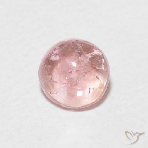 0.48ct Natural rosa médio Turmalina, Redondo, Transparente