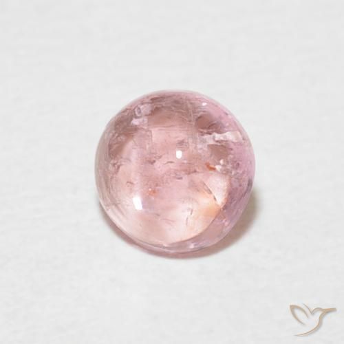 Turmalina rosa médio Natural 0.48ct, Redondo, Transparente