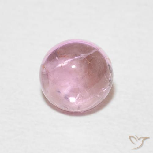 0.68ct Natural Rosa bem claro Turmalina, Redondo, Transparente