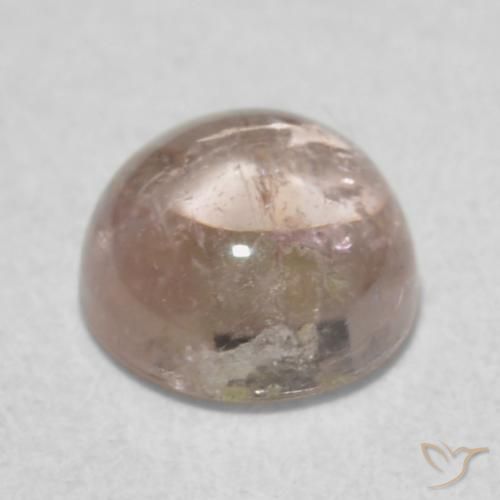 Turmalina rosa médio Natural 1.18ct, Redondo, Transparente