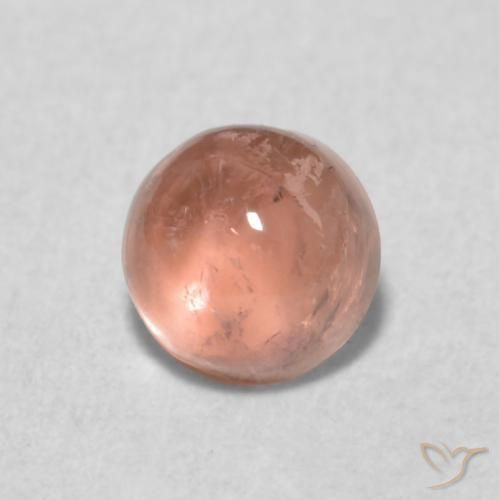 Turmalina rosa médio Natural 0.65ct, Redondo, Transparente