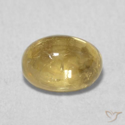 0.72ct Natural Amarelo Toscana Turmalina, oval, Transparente