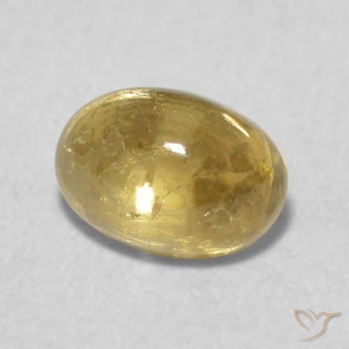 Turmalina Amarelo Toscana Natural 0.72ct, oval, Transparente
