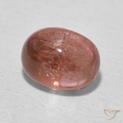 Turmalina Laranja Rosa Natural 1.39ct, oval, Transparente