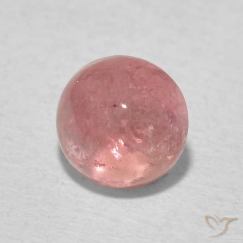Turmalina Tom Rosa Natural 1.23ct, Redondo, Transparente