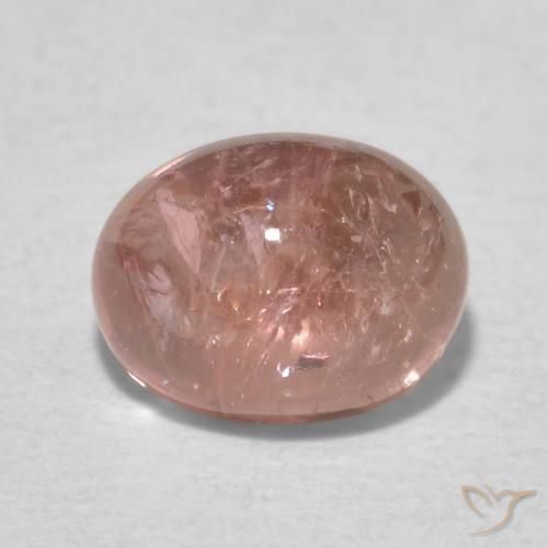 1.72ct Natural Rosa Terroso Turmalina, oval, Transparente