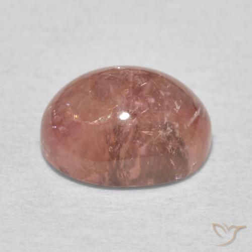 Turmalina Rosa Terroso Natural 1.72ct, oval, Transparente