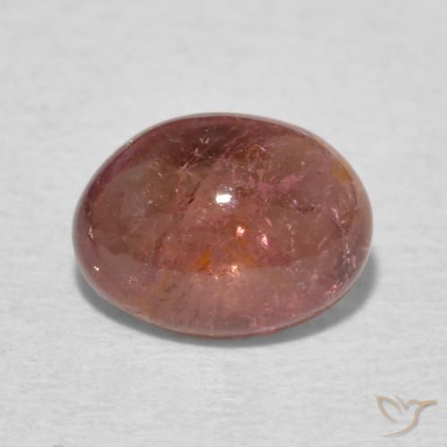 1.40ct Natural Jacarandá Rosa Turmalina, oval, Transparente