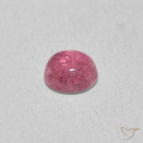 Turmalina Luz rosa Natural 0.55ct, Redondo, Transparente