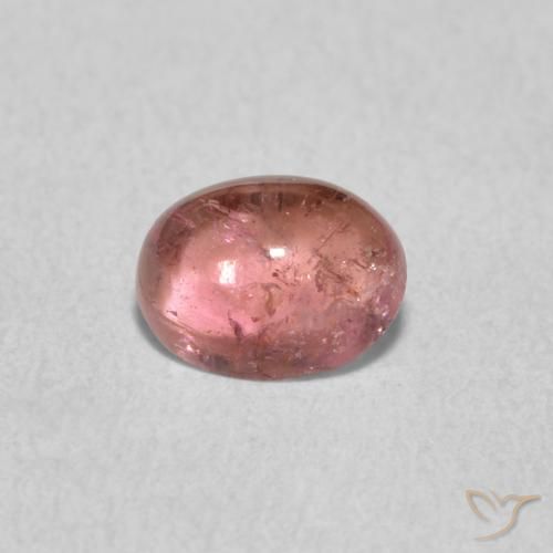 0.77ct Natural Rosa escuro Turmalina, oval, Transparente