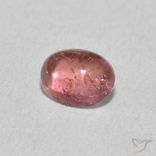 Turmalina Rosa escuro Natural 0.77ct, oval, Transparente