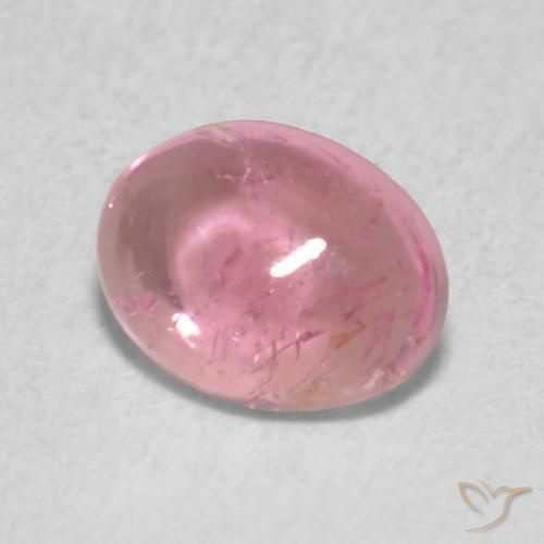 Turmalina Rosa Chiclete Claro Natural 0.65ct, oval, Transparente