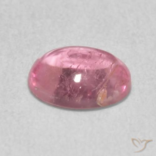 Turmalina Rosa Chiclete Claro Natural 0.65ct, oval, Transparente