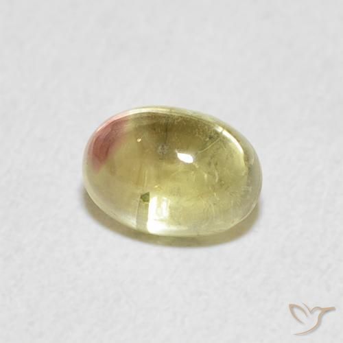 Turmalina bicolor Natural 0.96ct, oval, Transparente