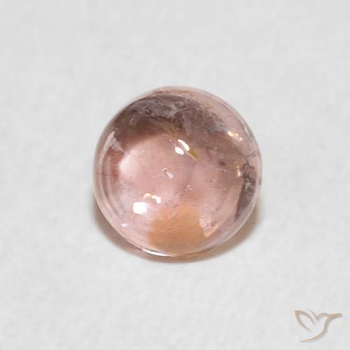Turmalina Luz rosa Natural 0.61ct, Redondo, Transparente