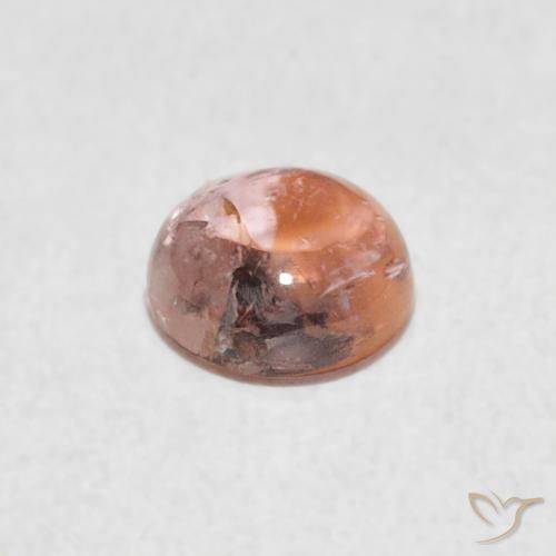 Turmalina Luz rosa Natural 0.61ct, Redondo, Transparente