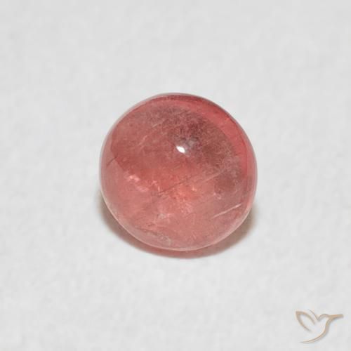 Turmalina rosa médio Natural 0.47ct, Redondo, Transparente
