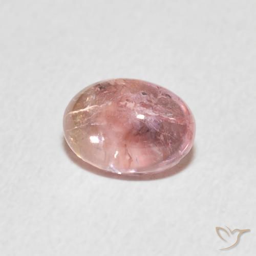 Turmalina Luz rosa Natural 0.99ct, oval, Transparente