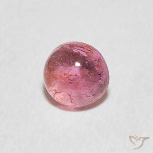 Turmalina rosa médio Natural 0.57ct, Redondo, Transparente