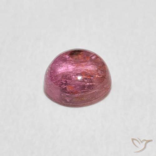 Turmalina rosa médio Natural 0.57ct, Redondo, Transparente