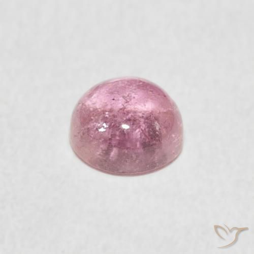 Turmalina Rosa Chiclete Claro Natural 0.70ct, Redondo, Transparente