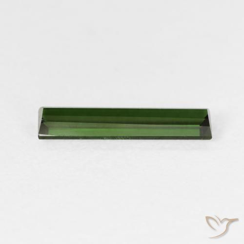 Turmalina Verde floresta Natural 1.16ct, baguete, VS