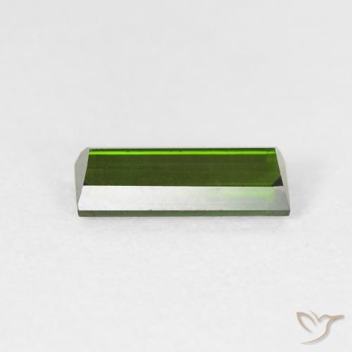 Turmalina Verde médio Natural 1.08ct, baguete, VVS-VS