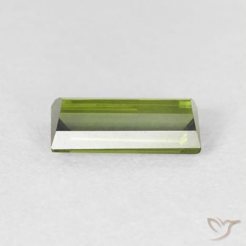 Turmalina Terra Verde Natural 1.20ct, baguete, VVS-VS