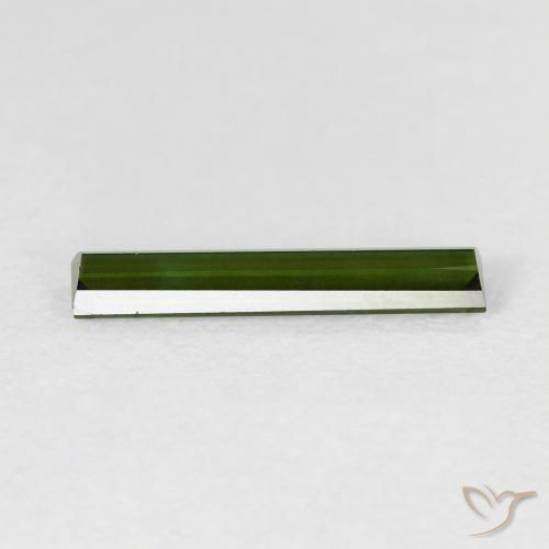 Turmalina Verde floresta Natural 1.00ct, baguete, VVS-VS