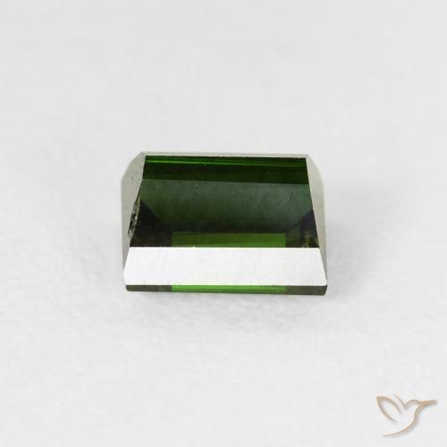 Turmalina Verde floresta Natural 0.98ct, baguete, VVS-VS