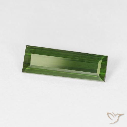 Turmalina Verde floresta Natural 1.27ct, baguete, VS