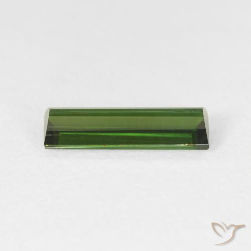 Turmalina Verde floresta Natural 1.27ct, baguete, VS
