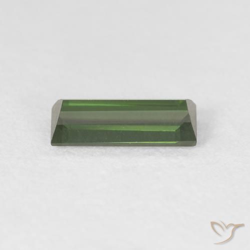 Turmalina Verde médio Natural 0.76ct, baguete, VVS