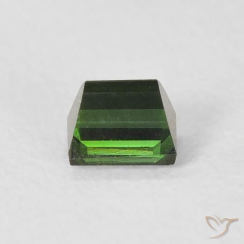 Turmalina Verde escuro Natural 0.35ct, baguete, VVS