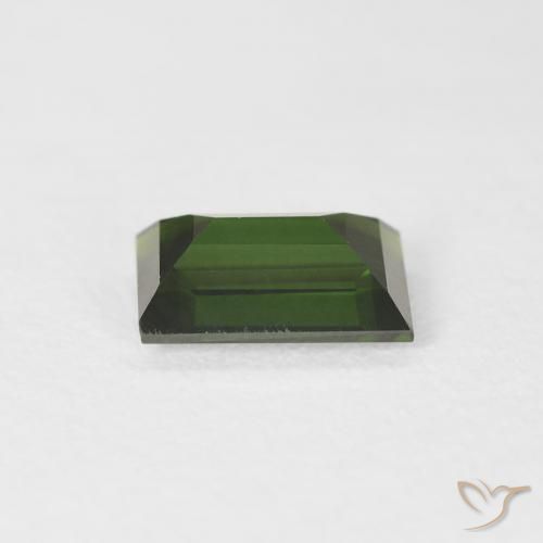 Turmalina Verde floresta Natural 1.23ct, baguete, VVS