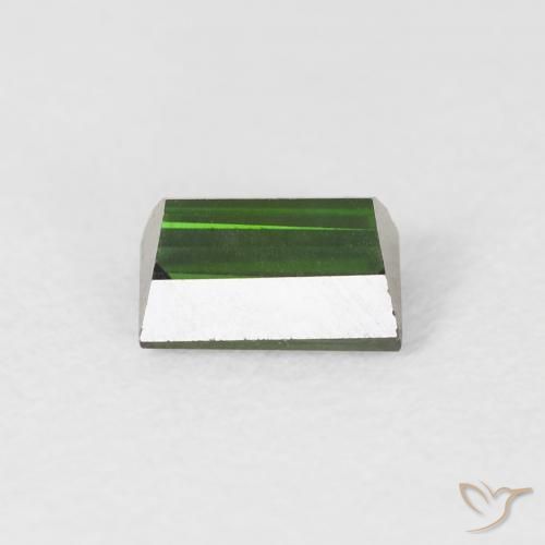 Turmalina Verde escuro Natural 0.72ct, baguete, VVS