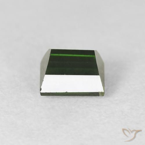 Turmalina Verde escuro Natural 0.88ct, baguete, VS