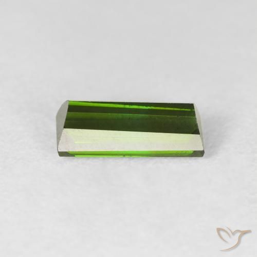 Turmalina Verde escuro Natural 1.01ct, baguete, VS
