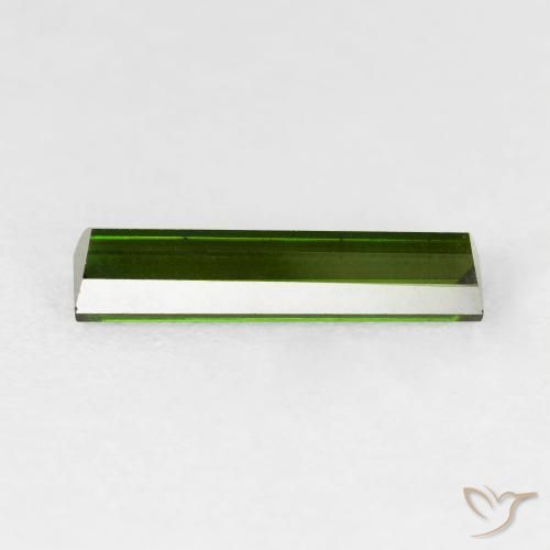 Turmalina Verde floresta Natural 1.59ct, baguete, VVS