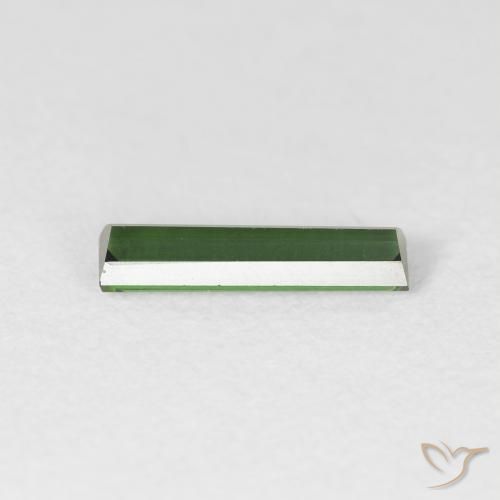 Turmalina Verde floresta Natural 0.60ct, baguete, VVS